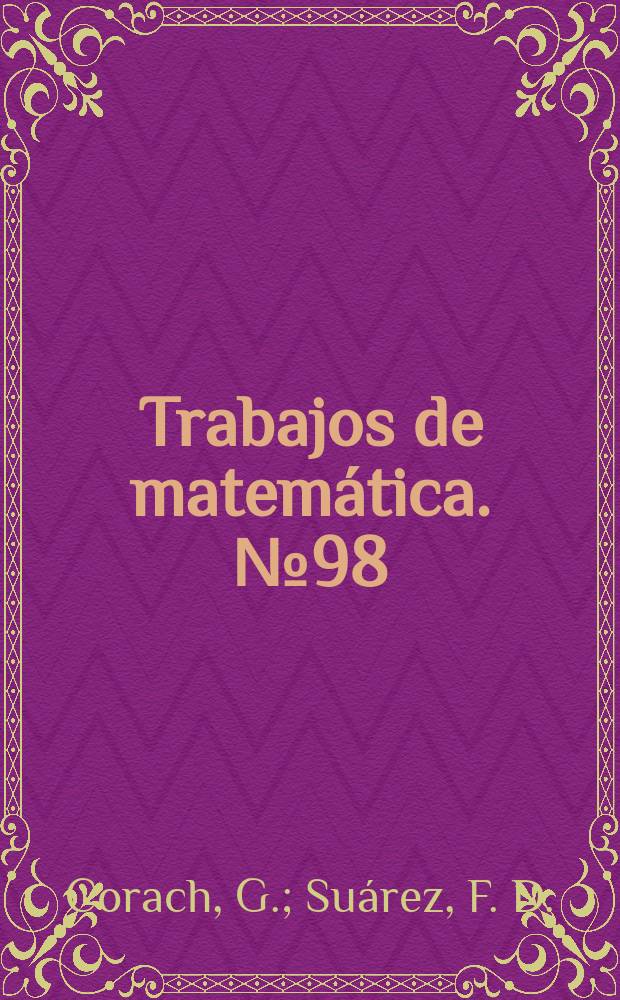 Trabajos de matemática. №98 : On the stable range of uniform algebras...