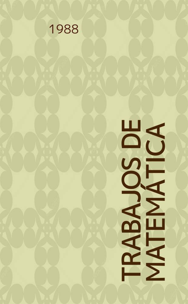 Trabajos de matemática : Extrapolation for pairs...