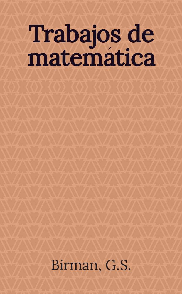 Trabajos de matemática : Total measure of indefinite...