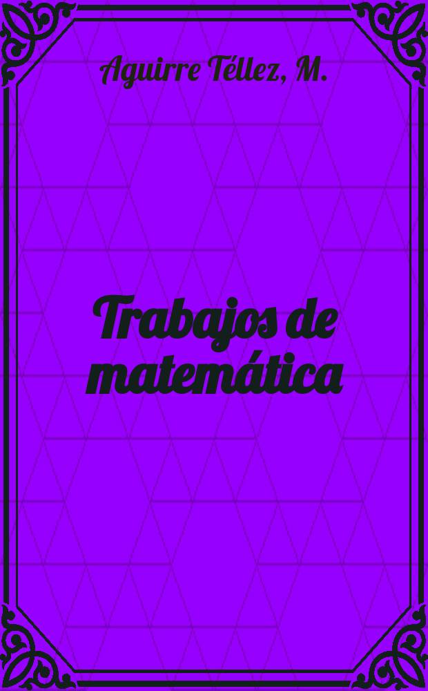 Trabajos de matemática : The convolution product of Wα(u,m)*Wβ(u,m)