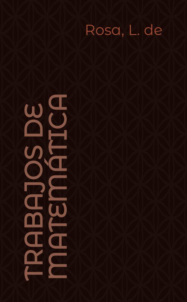 Trabajos de matemática : Equivalence of norms...