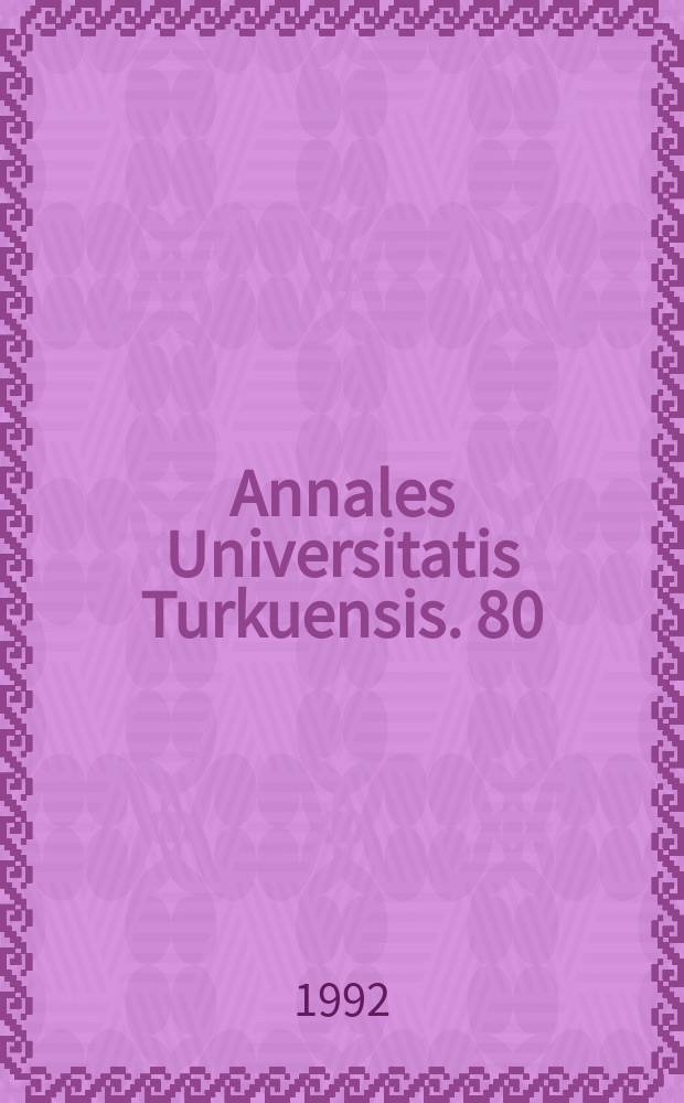 Annales Universitatis Turkuensis. 80 : Human papillomaviruses in premalignant ...