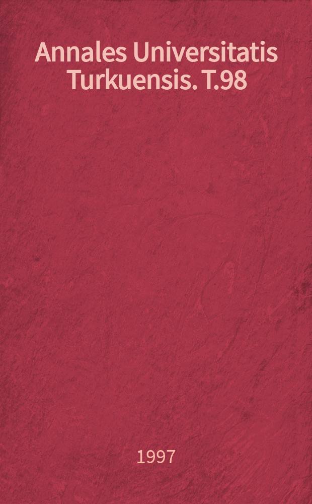 Annales Universitatis Turkuensis. T.98 : Morphology of basaltic lava ...