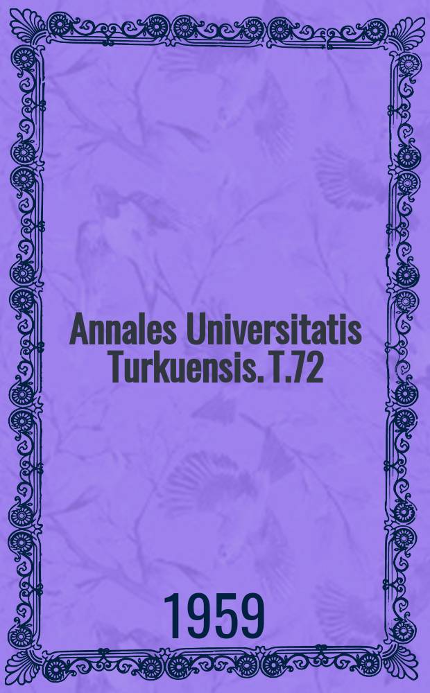 Annales Universitatis Turkuensis. T.72 : Aukust Juhana Mela. Uranaukaisijan elämä