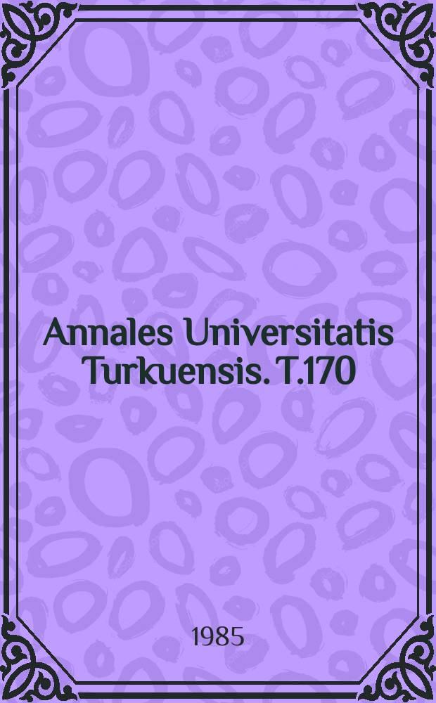 Annales Universitatis Turkuensis. T.170 : The rule of law are there any ...