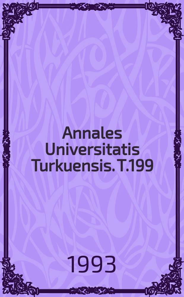 Annales Universitatis Turkuensis. T.199 : Power and spirit