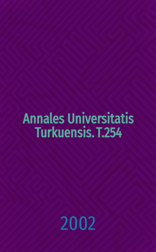 Annales Universitatis Turkuensis. T.254 : Remediation of reading difficulties ...