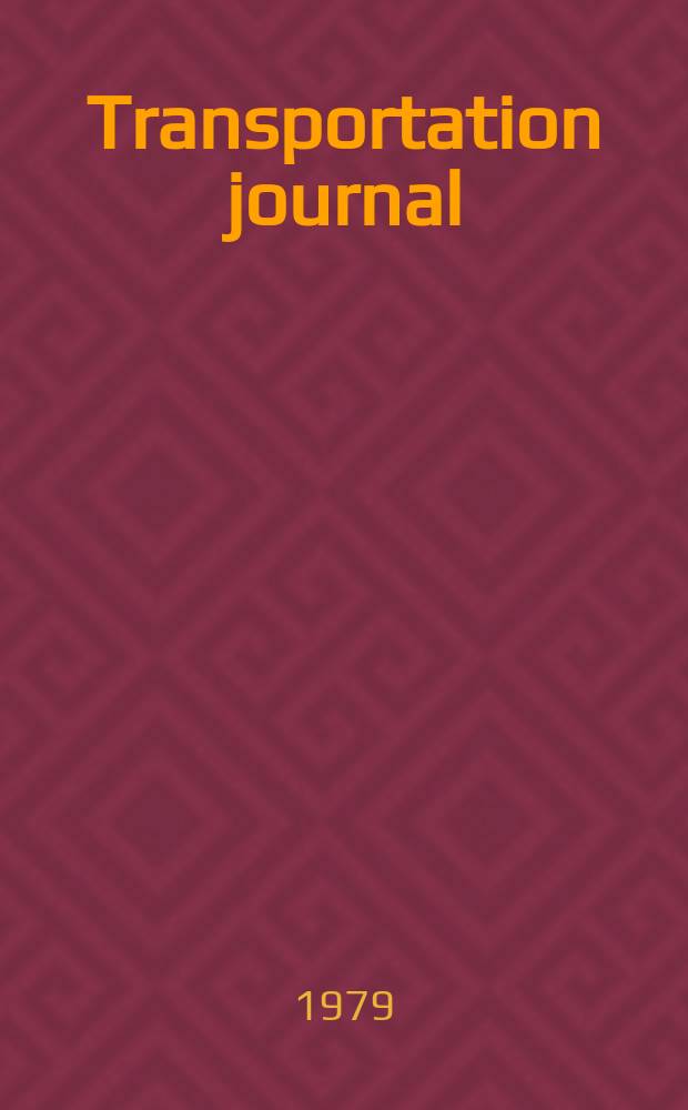 Transportation journal