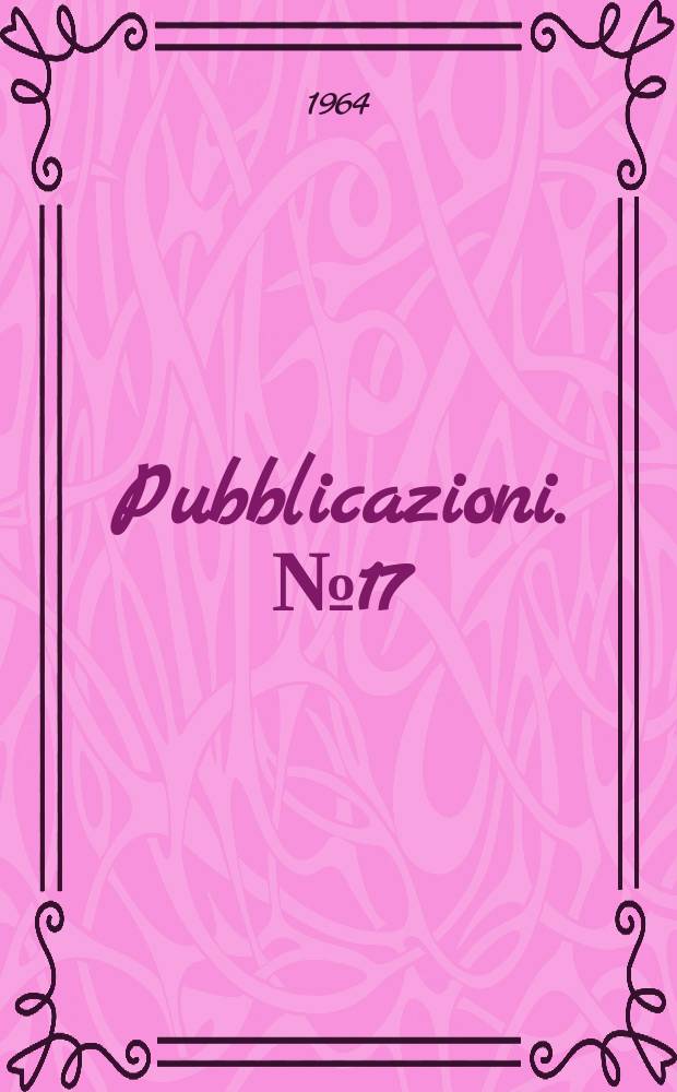 [Pubblicazioni]. №17 : Monumenti egiziani minori in pietram