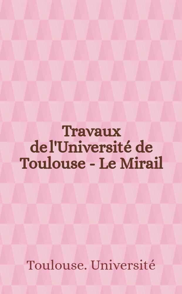 Travaux de l'Université de Toulouse - Le Mirail