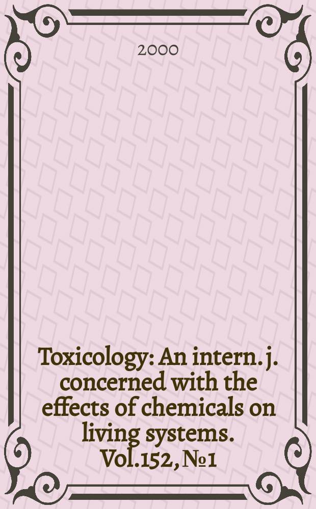 Toxicology : An intern. j. concerned with the effects of chemicals on living systems. Vol.152, №1/3 : Indoor environmental factors enhancing allergic immune responses