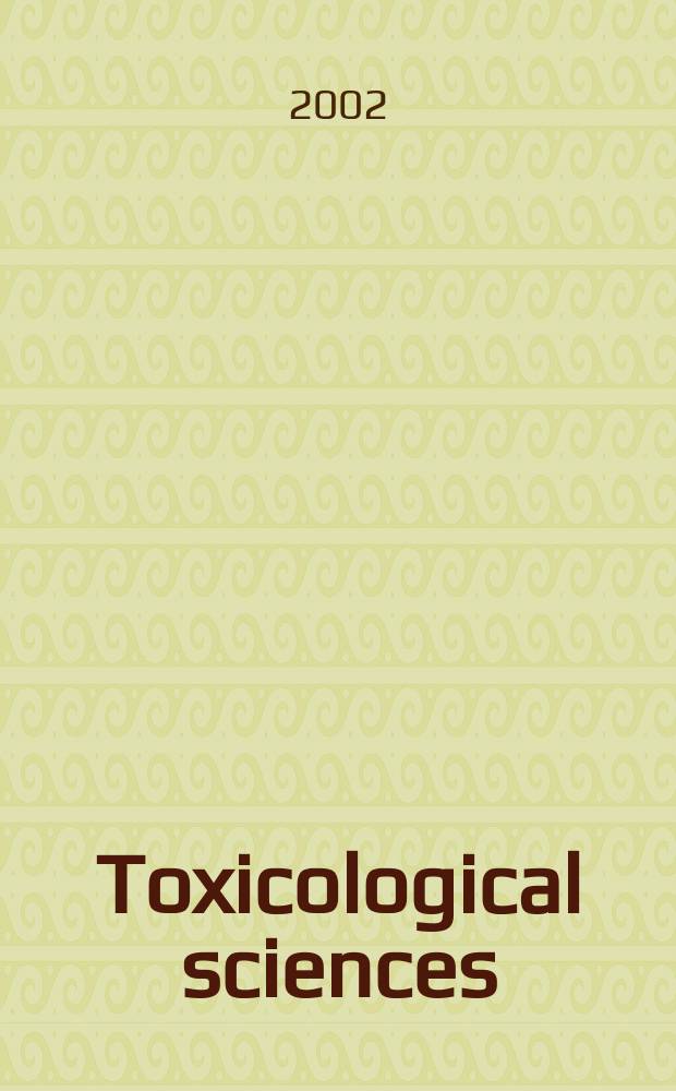 Toxicological sciences : An offic. j. of the Soc. of toxicology. Vol.70, №1