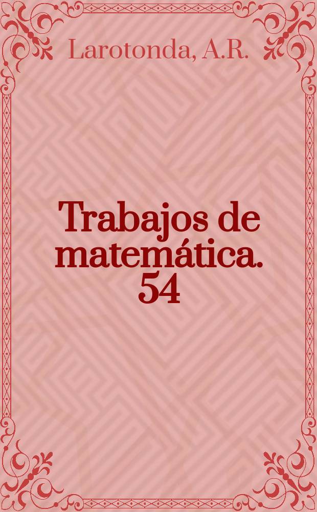 Trabajos de matemática. 54 : A stabilization theorem for Banach...