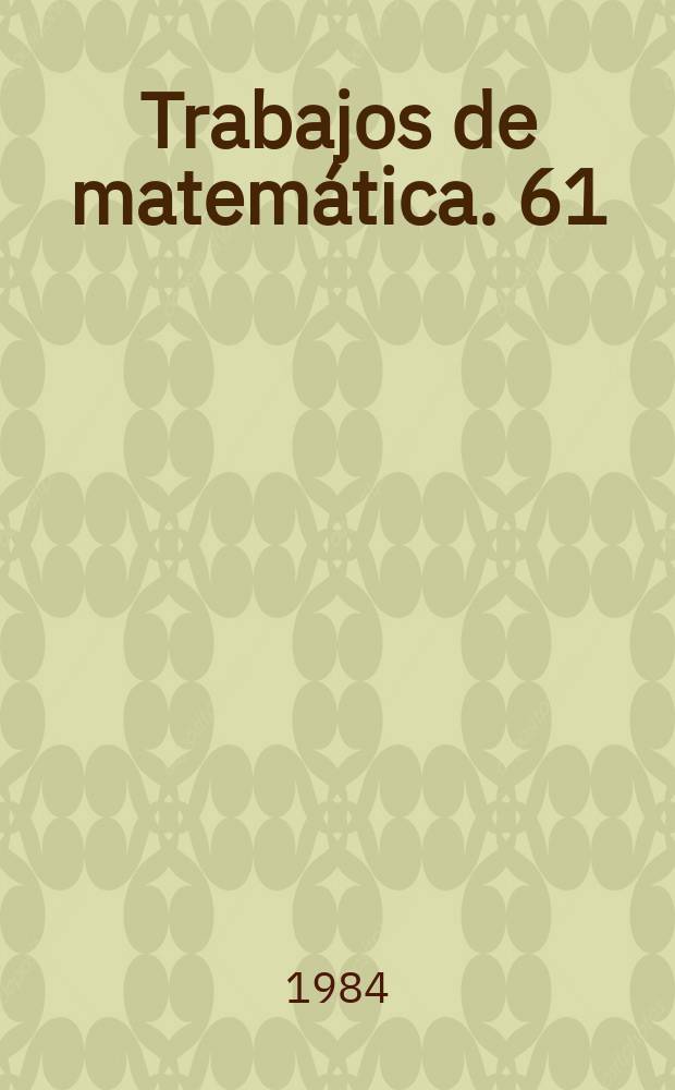 Trabajos de matemática. 61 : Unimodular matrices in Banach algebra...