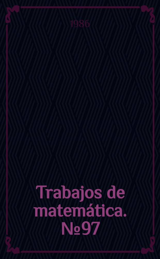 Trabajos de matemática. №97 : Scalar curvature and warped products...