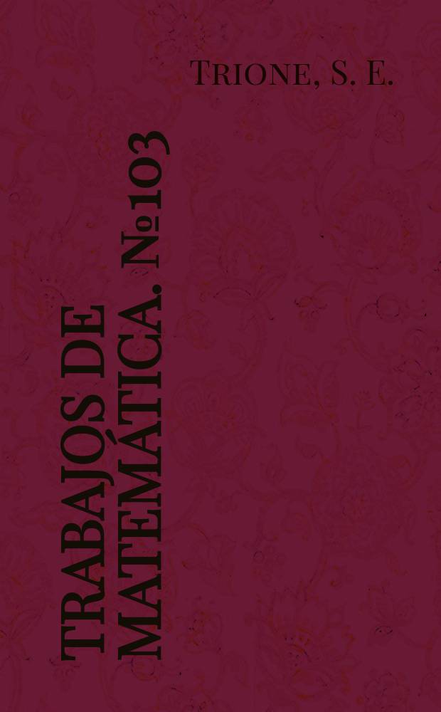 Trabajos de matemática. №103 : On the generalisations of a theorem of Beppo Levi