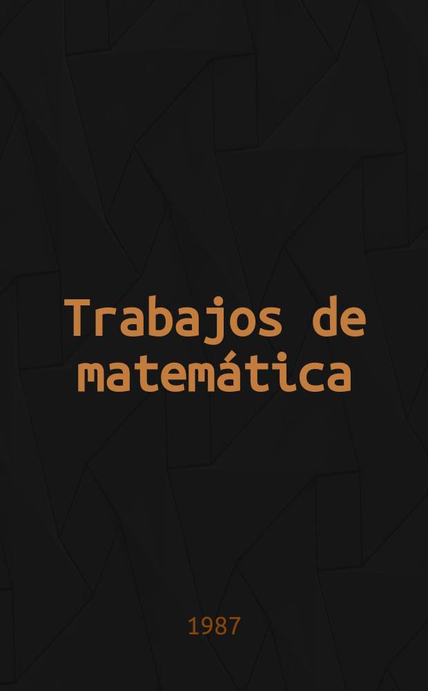 Trabajos de matemática : Distances in the plane induced...