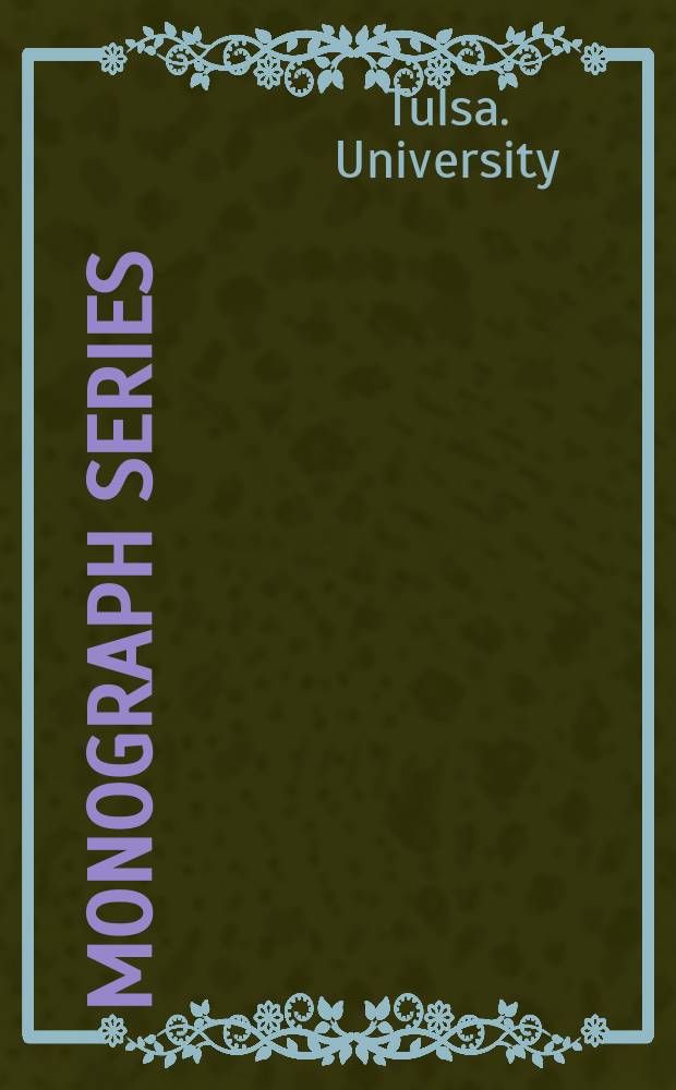Monograph series