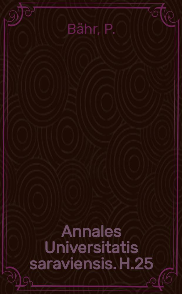 Annales Universitatis saraviensis. H.25 : Die massgebliche Rechts- und Sachlage f&uuml;r die gerichtliche Beurteilung von Verwaltungsakten