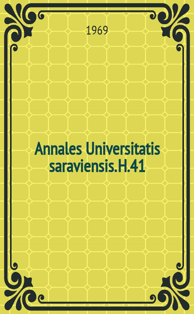Annales Universitatis saraviensis. H.41 : Aktionsberechtigung und Vermögensberechtigung