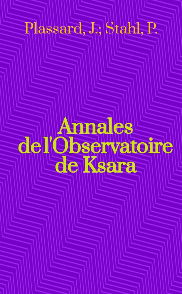 Annales de l'Observatoire de Ksara (Liban) : Mémoires. T.2, Cahier2 : Étude gravimétrique du Liban sur l'ensemble du territoire en 1954