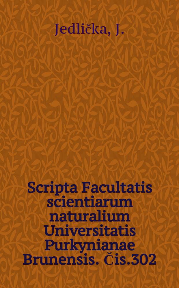Scripta Facultatis scientiarum naturalium Universitatis Purkynianae Brunensis. Čis.302 : listové monstrosity a abnormity rodu Plagiotheium Bruol. Fur.
