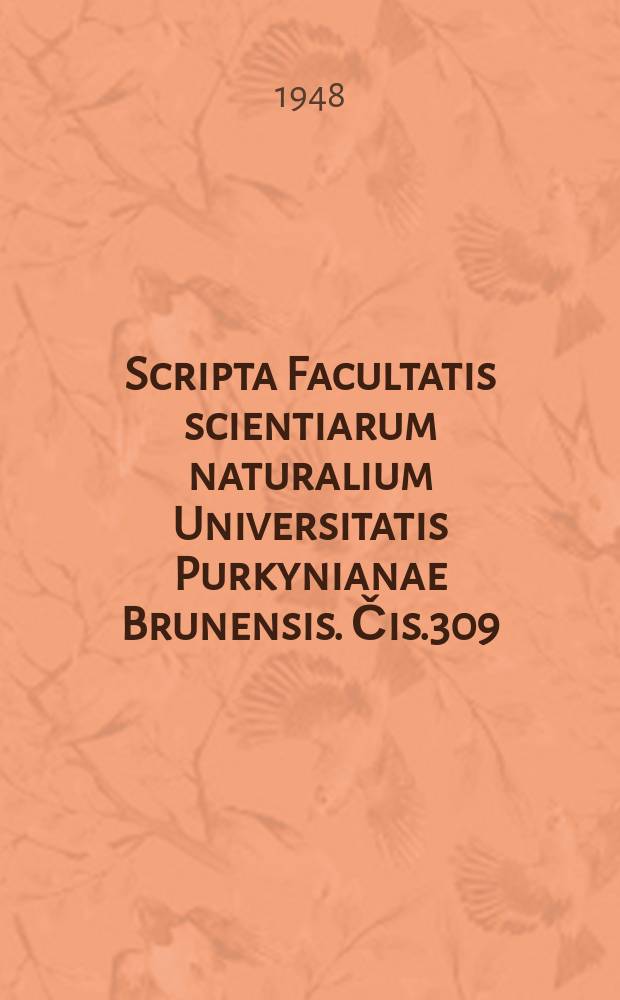 Scripta Facultatis scientiarum naturalium Universitatis Purkynianae Brunensis. Čis.309 : O kmitech galvanometrické cívky pod vlivem opětovaných proudových nárazů