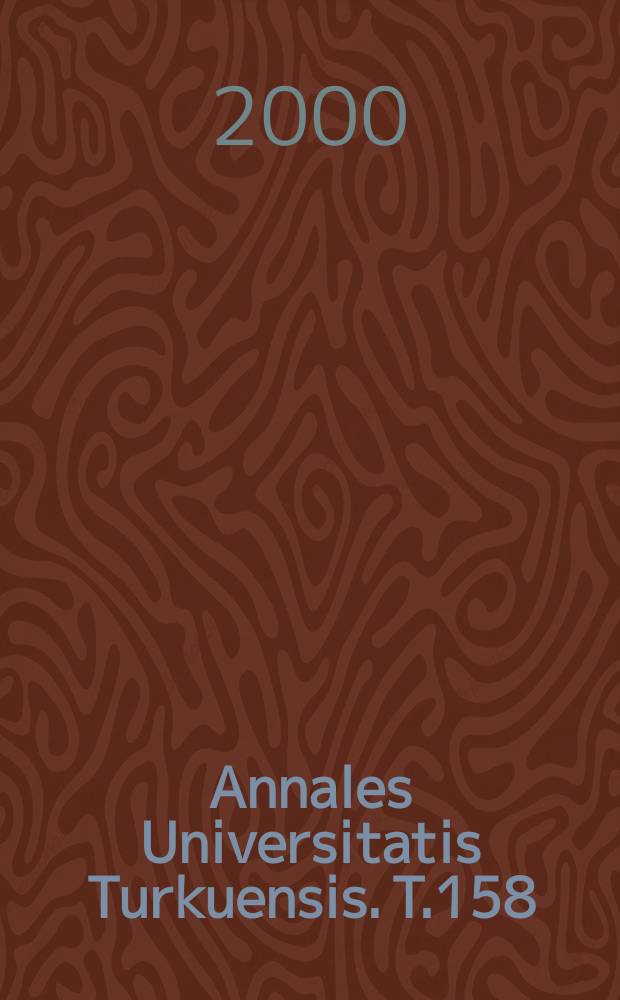 Annales Universitatis Turkuensis. T.158 : Hoitotyön opettajan muotokuva