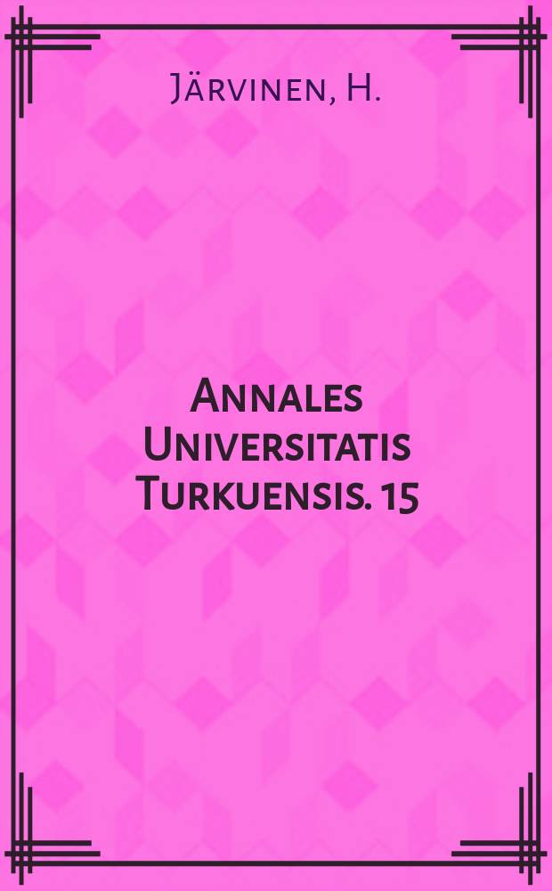 Annales Universitatis Turkuensis. 15 : Hepatitis B infection and kidney transplantation