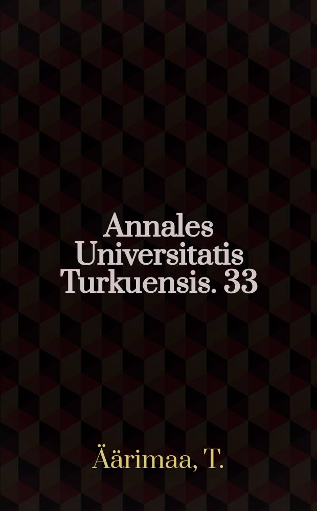 Annales Universitatis Turkuensis. 33 : Heart rate and respiration in neonates