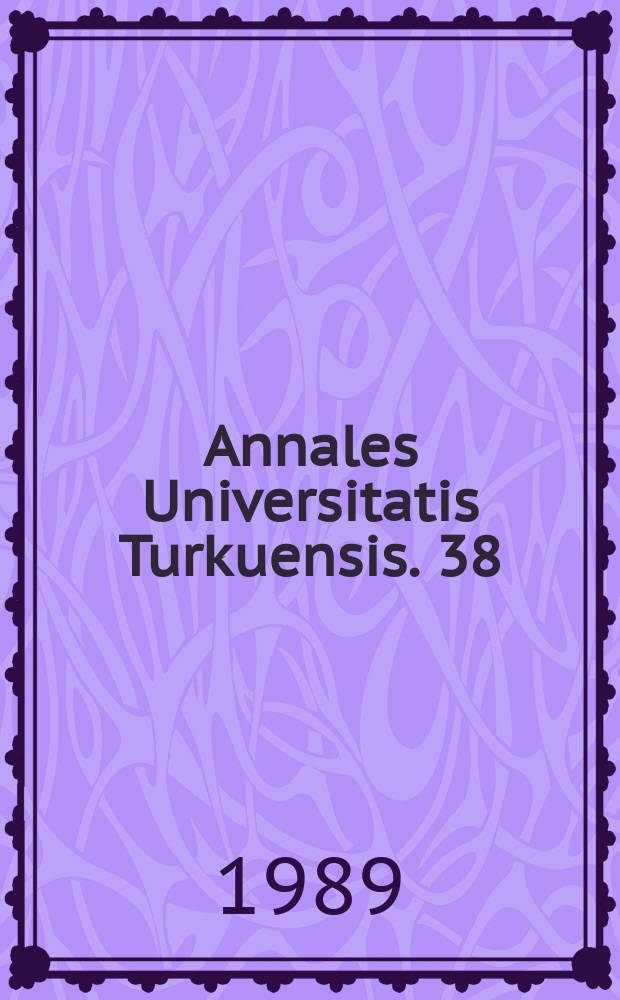 Annales Universitatis Turkuensis. 38 : Hirsutism in women of reproductive age
