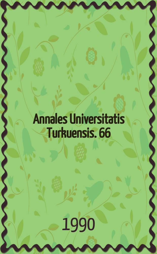 Annales Universitatis Turkuensis. 66 : Studies on coagulase - negative staphylococci ...