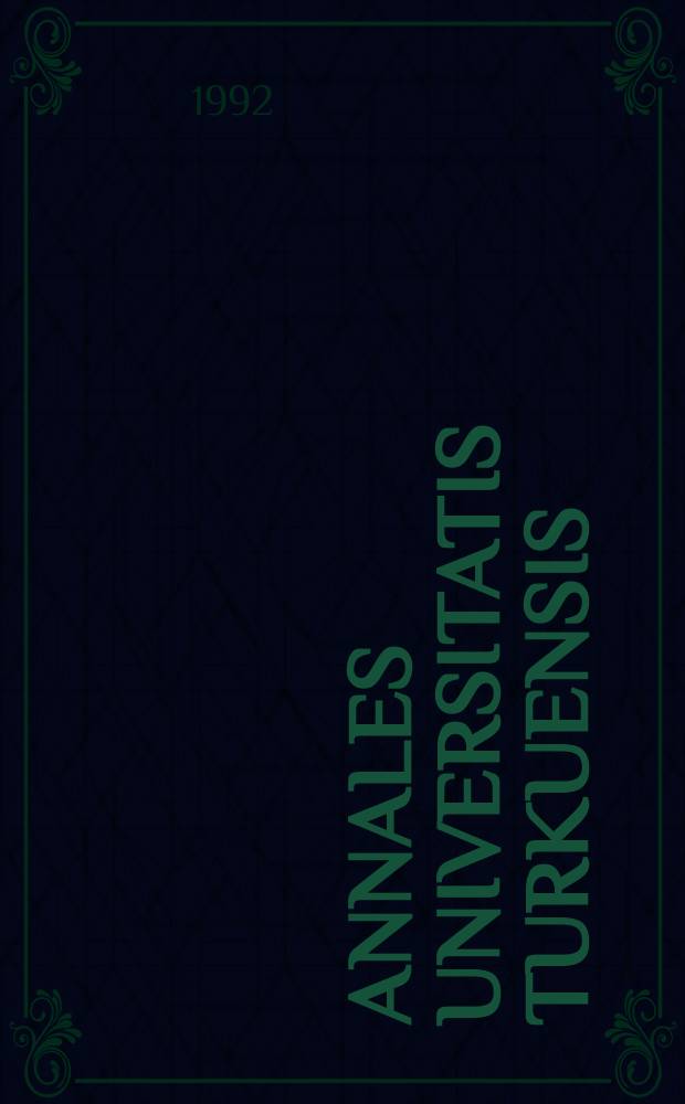 Annales Universitatis Turkuensis : Beta - lactam antibiotics in pregnancy