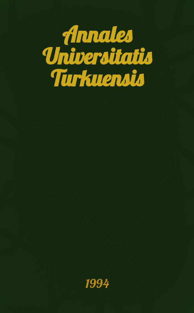 Annales Universitatis Turkuensis : The nursing care of breast cancer patients