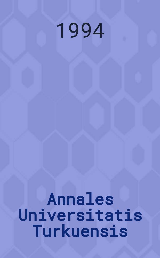 Annales Universitatis Turkuensis : Streptococcus pyogenes, erythromycin ...