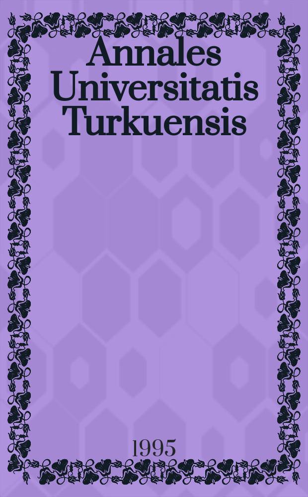 Annales Universitatis Turkuensis : Tissue - selective ...