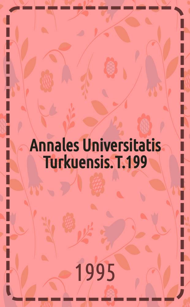 Annales Universitatis Turkuensis. T.199 : Enalaprilat in the treatment ...