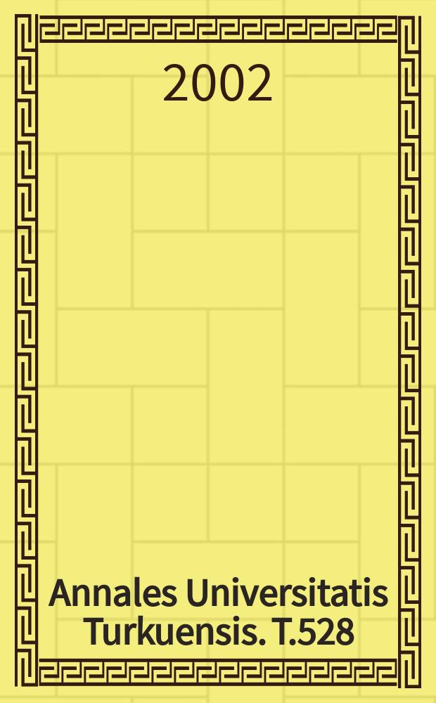 Annales Universitatis Turkuensis. T.528 : The role of neutrophils and dendritic ...