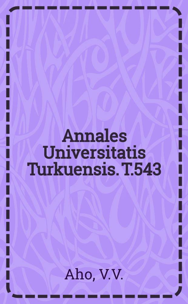 Annales Universitatis Turkuensis. T.543 : Group II A phospholipase A₂ in tears ...