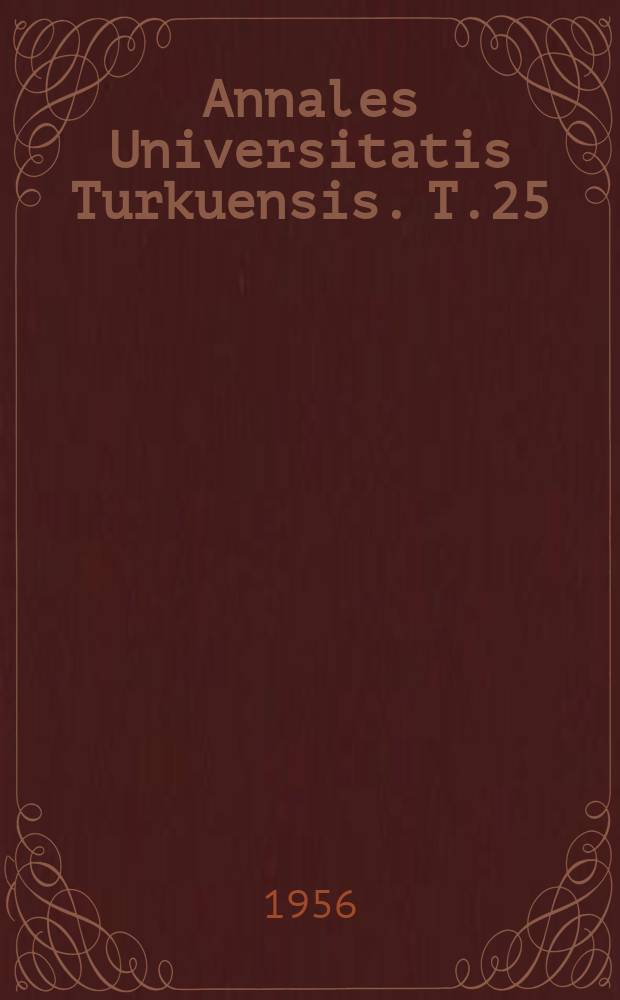 Annales Universitatis Turkuensis. T.25 : The Minkovski constants for certain binary quadratic forms