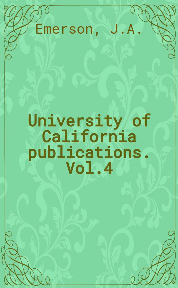 University of California publications. Vol.4 : Catalog of pre 1900 vocal manuscripts ...