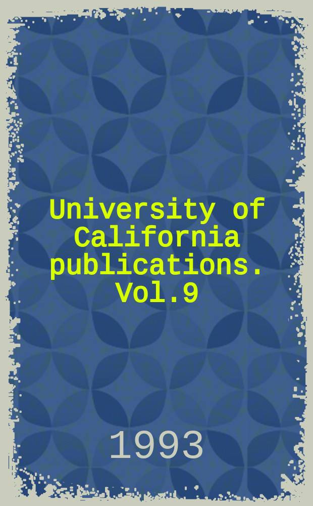 University of California publications. Vol.9 : Catalog of Venetian librettos at the University ...