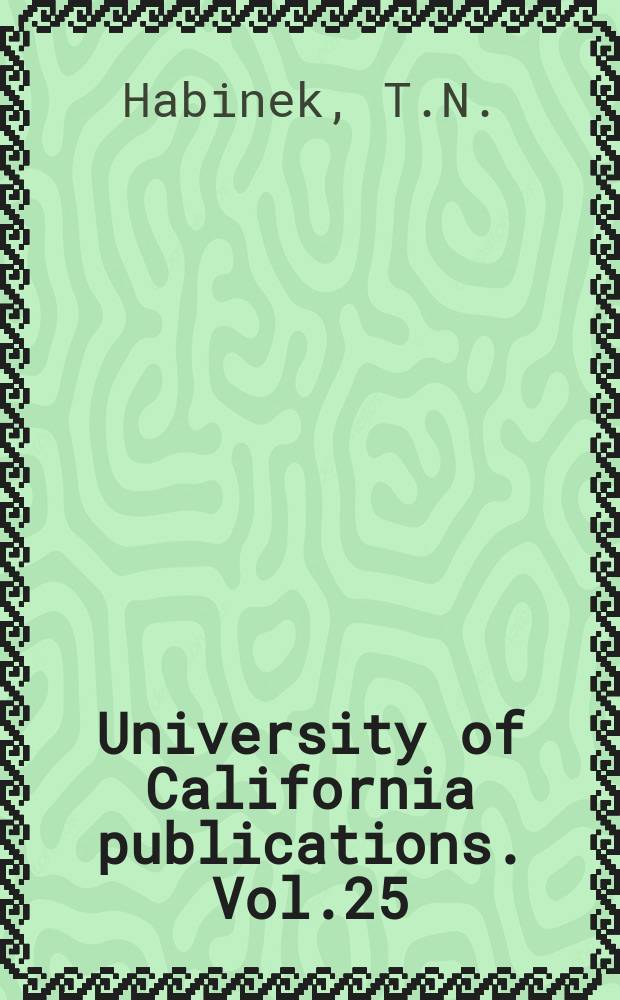 University of California publications. Vol.25 : The colometry of Latin prose