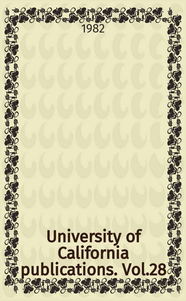 University of California publications. Vol.28 : Studies in ancient Greek topography