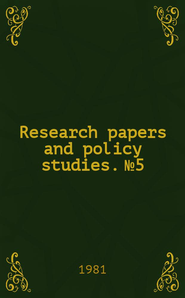 Research papers and policy studies. №5 : Security, strategy and the logic of Chinese ...