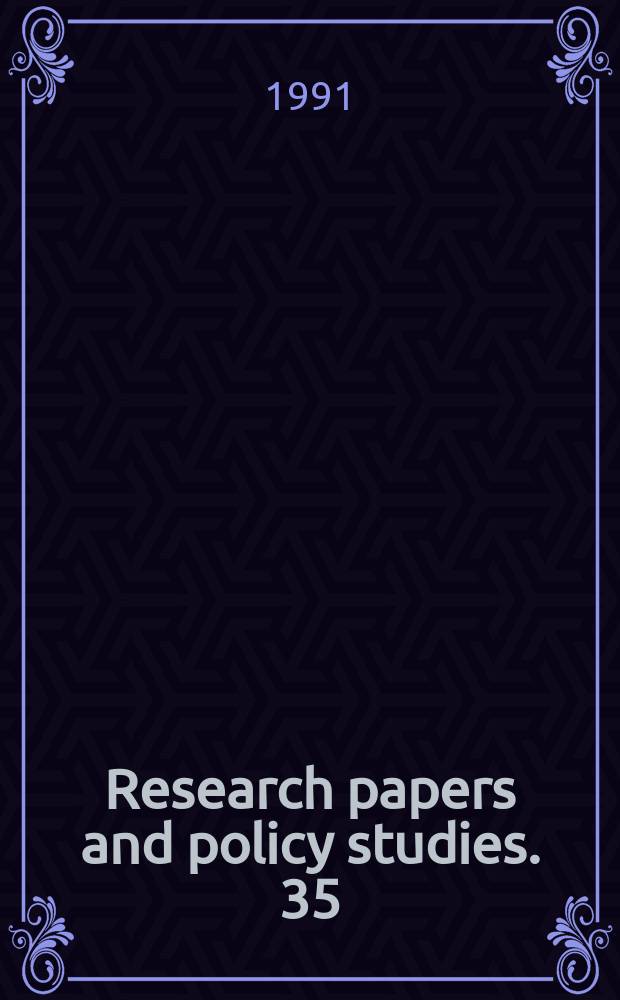 Research papers and policy studies. 35 : Japan, ASEAN, and the United States