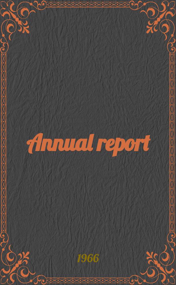 Annual report