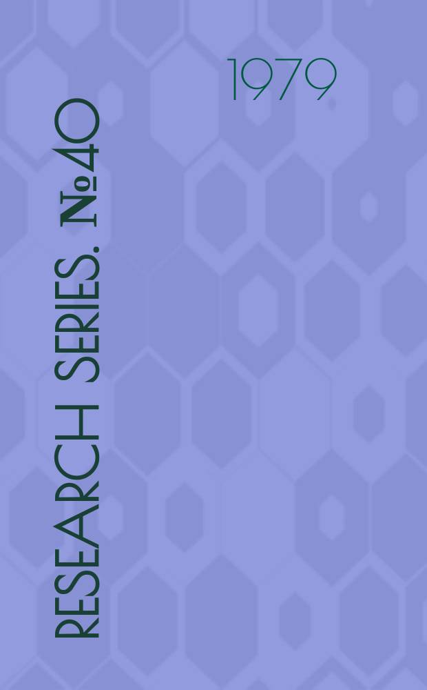 Research series. №40 : Who gains from deep ocean mining?