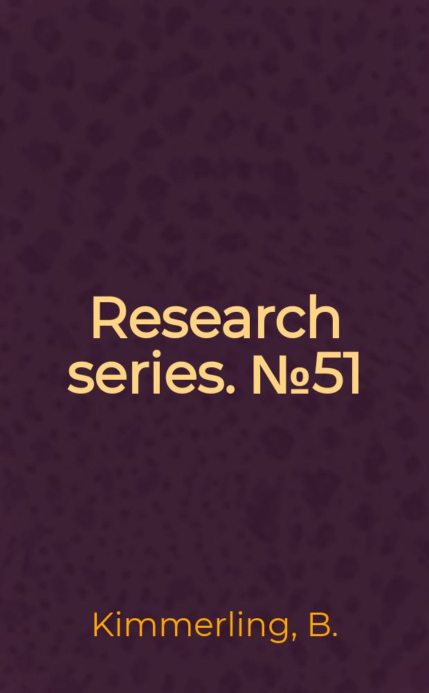 Research series. №51 : Zionism and territory