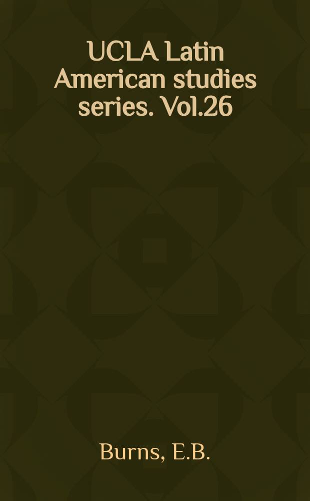 UCLA Latin American studies series. Vol.26 : Latin American cinema